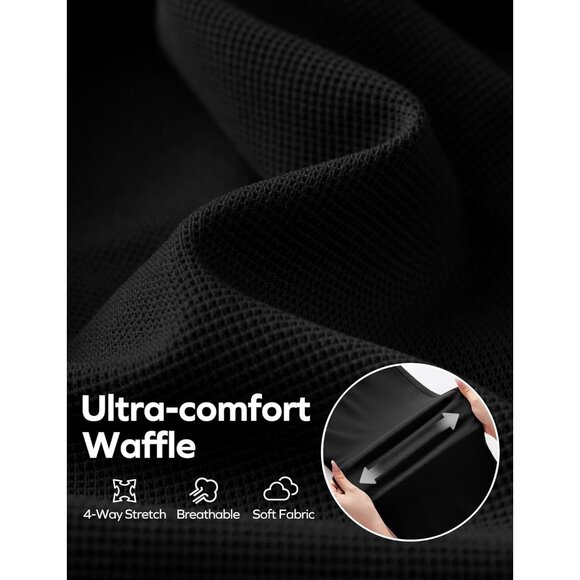 Womens Stretchy Wide Leg Work Pants Pull On Business Casual Dress Slacks - Picture 4 of 5